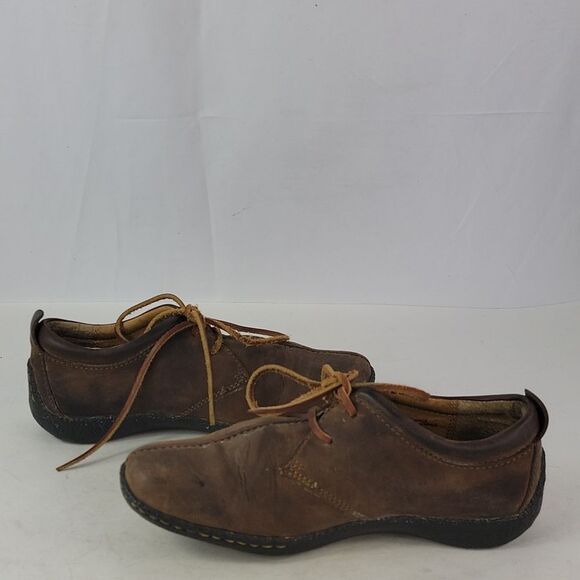 Born Sahara Brown Nubuck Leather Women's Shoes - Picture 4 of 16